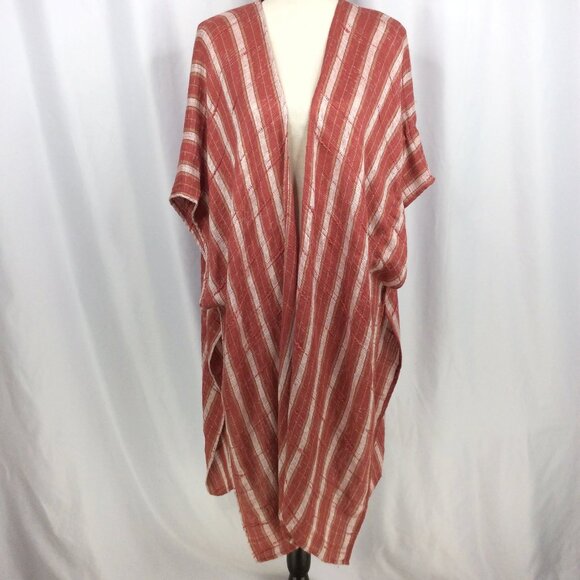 Treasures & Bond Womens One Size Wearable Scarf Sleeveless Duster Cardigan Vest - Picture 1 of 9